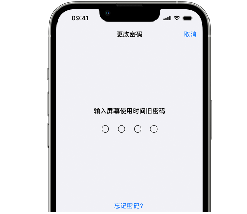 万宁iPhone屏幕维修分享iPhone屏幕使用时间密码忘记了怎么办 