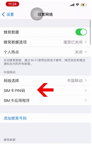 万宁苹果14维修网分享如何给iPhone14的SIM卡设置密码 