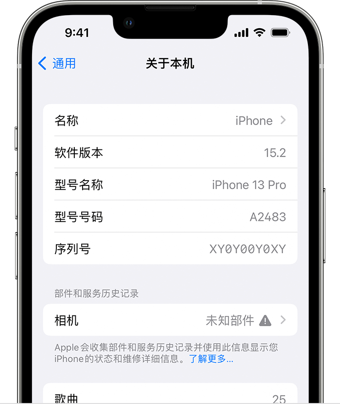 万宁苹果维修分享iPhone 出现提示相机“未知部件”是什么原因？ 