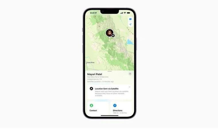 万宁苹果14维修分享iPhone14系列中 FindMy功能通过卫星分享位置方法教程 