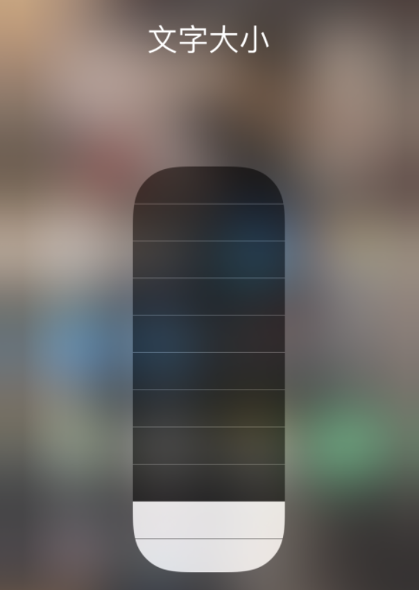 万宁苹果手机维修分享小技巧：在 iPhone 控制中心快速调节字体大小 