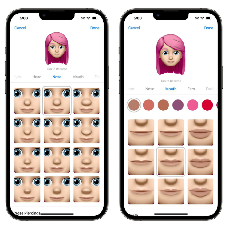 万宁苹果手机维修分享​iOS 16中的拟我表情有了哪些变化和升级 