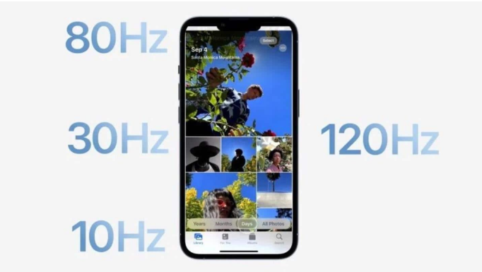 万宁苹果14维修分享iPhone 14有高刷吗 